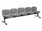 Panca 5 posti attesa Unisit Dado D55P - rivestimento Eco grigio scuro D55P/ET
