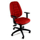 Sedia operativa girevole Unisit Cerere CRSY Eco Smart - rivestimento Eco - rosso - CRSY/ER