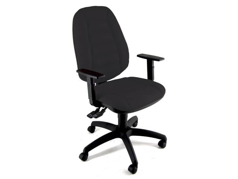 Sedia operativa girevole Unisit Cerere CRSY Eco Smart - rivestimento Eco - nero - CRSY/EN