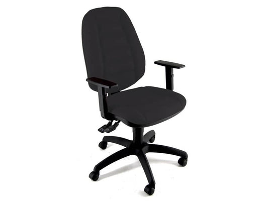 Sedia operativa girevole Unisit Cerere CRSY Eco Smart - rivestimento Eco - nero - CRSY/EN