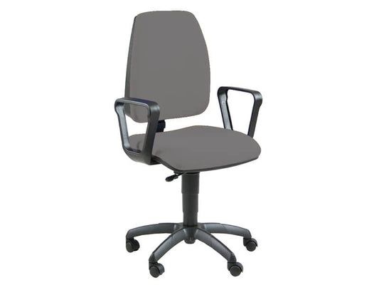 Sedia operativa girevole Unisit Jupiter JUBR Eco smart - rivestimento ignifugo grigio scuro - con braccioli - JUBR/IT