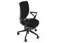 Sedia operativa girevole Unisit Cozy CZAY - rivestimento Eco nero - con braccioli - CZAY/BR/EN
