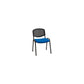 Sedia visitatore 4 gambe Unisit Dado D5N schienale in rete - rivestimento ignifugo blu - Conf. 2 pezzi - D5N/2/IB