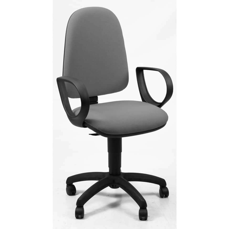 Sedia operativa girevole Unisit Jupiter JUSB/SB Eco smart - rivestimento Eco grigio scuro - JUSB/SB/ET