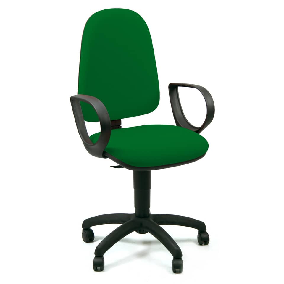 Sedia operativa girevole Unisit Jupiter JUSB/SB Eco smart - rivestimento Eco verde - JUSB/SB/EV