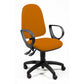 Sedia operativa girevole Unisit Jupiter JUYG Eco smart rivestimento Eco arancione - con braccioli - JUYG/BRJ/EA