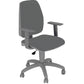 Sedia operativa girevole Unisit Jupiter JUBRG Eco smart - base grigia - rivest. Eco grigio scuro con braccioli JUBRG/ET