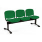 Panca 3 posti attesa Unisit Dado D53P - rivestimento Eco verde D53P/EV
