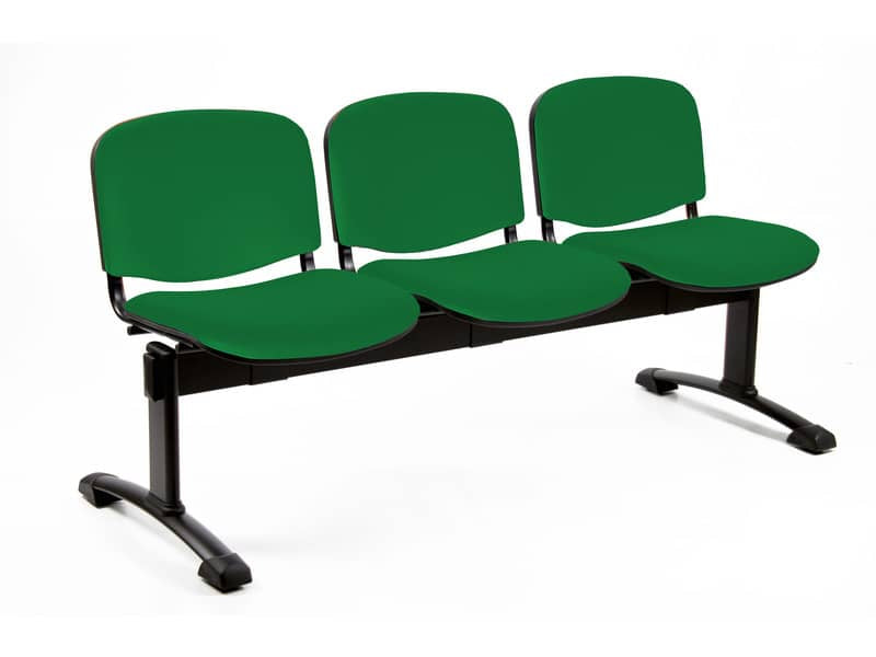 Panca 3 posti attesa Unisit Dado D53P - rivestimento Eco verde D53P/EV