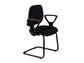 Sedia operativa visitatore Unisit Leda LDS Eco smart su slitta - rivestimento Eco - nero - LDS/EN