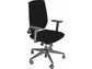 Sedia operativa girevole Unisit Larissa LR1S - rivestimento similpelle nero - LR1S/KN