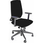 Sedia operativa girevole Unisit Larissa LR1S - rivestimento similpelle nero - LR1S/KN