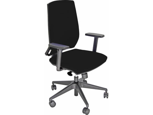 Sedia operativa girevole Unisit Larissa LR1S - rivestimento ignifugo nero - LR1S/IN