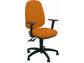 Sedia operativa girevole Unisit Giano GIGI Eco Smart rivestimento PPL arancio braccioli inclusi - GIGI/BR3D/EA