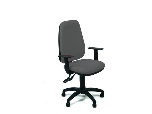 Sedia operativa girevole Unisit Teti TETE Eco Smart - rivestimento ignifugo grigio scuro - con braccioli - TETE/IT