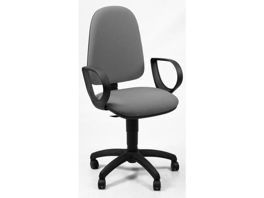 Sedia operativa girevole Unisit Jupiter JUSB/SB Eco smart rivestimento ignifugo grigio scuro - JUSB/SB/IT