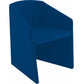 Sedia visitatore Unisit Smog SG1 - base trapezoidale struttura schiumato freddo rivestimento fili di luce blu - SG1/F11