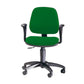 Sedia operativa girevole Unisit Leda LDB Eco smart - schienale basso - rivestimento Eco verde - LDB/EV