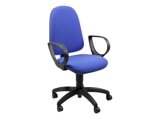 Sedia operativa girevole Unisit Jupiter JUSB/SB Eco smart - rivestimento fili di luce blu - JUSB/SB/F11