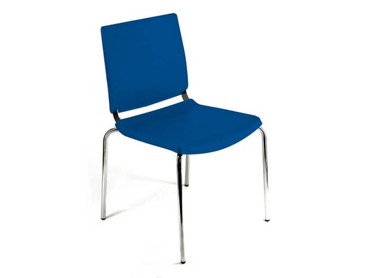 Sedia comunità a 4 gambe Unisit Atenea ATS - PPL blu - ATS/BL
