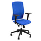 Sedia semidirezionale girevole Unisit Europa EUE schienale regolabile up-down- rivestimento ignifugo blu - EUE/IB