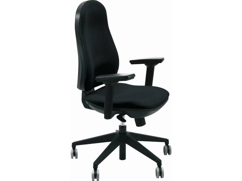 Sedia girevole operativa Unisit Ariel AIER Eco smart - rivestimento Eco nero AIER/EN
