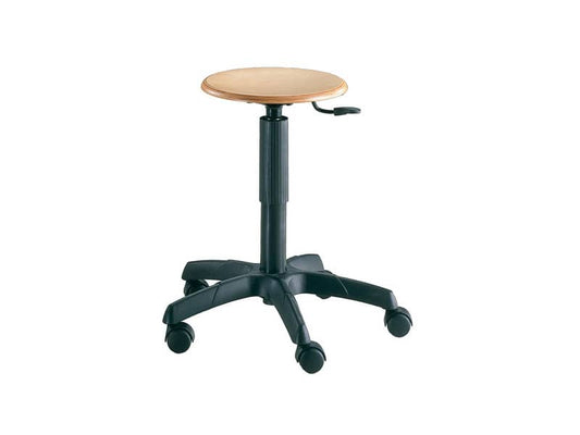 Sgabello tecnico Unisit Esos EOE8 basso - senza schienale - faggio multistrato - EOE8