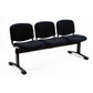 Panca 3 posti attesa Unisit Dado D53P - rivestimento Eco nero D53P/EN