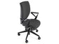 Sedia operativa girevole Unisit Cozy CZAY - rivestimento Eco grigio scuro - con braccioli - CZAY/BR/ET
