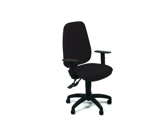 Sedia operativa girevole Unisit Teti TETE Eco Smart - rivestimento ignifugo nero - con braccioli - TETE/IN