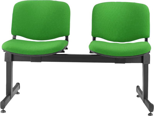 Panca 2 posti attesa Unisit Dado D52P - rivestimento Eco verde D52P/EV