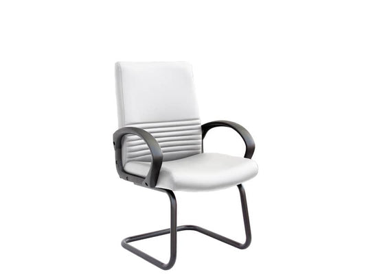 Sedia direzionale Unisit Chorus CHV interlocutore Eco Smart similpelle bianco - CHV/KQ
