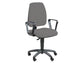 Sedia operativa girevole Unisit Jupiter JUBR Eco smart - rivestimento Eco grigio scuro - con braccioli - JUBR/ET
