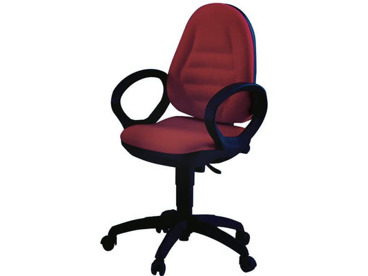 Sedia operativa girevole Unisit Metis MTA Eco Smart - rivestimento ignifugo bordeaux - MTAS/ID