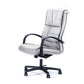Poltrona direzionale girevole Unisit Gemini GMPY schienale fisso rivestimento pelle bianco - GMPY/PQ