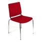 Sedia comunità a 4 gambe Unisit Atenea ATS - PPL rosso - ATS/RO