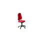 Sedia girevole operativa Unisit Ariel AICP Eco smart rivestimento ignifugo rosso - AICP/IR