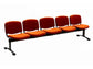 Panca 5 posti attesa Unisit Dado D55P - rivestimento Eco arancione D55P/EA