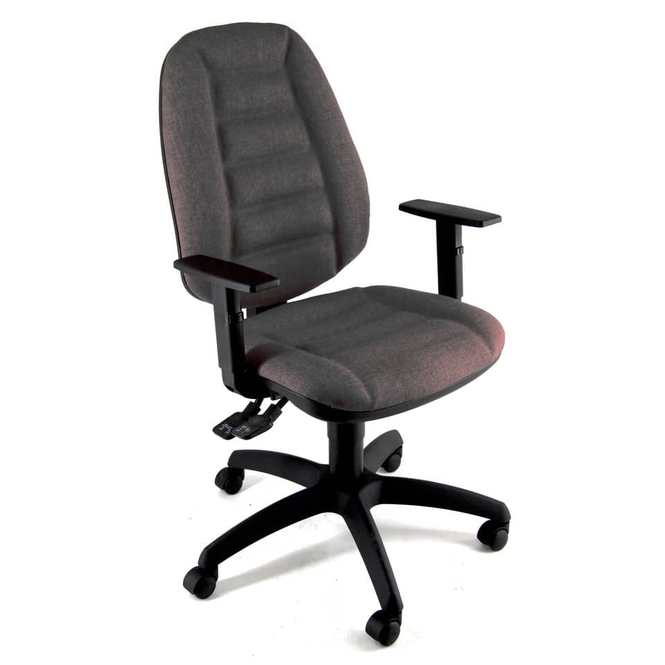 Sedia operativa girevole Unisit Cerere CRSY Eco Smart - rivestimento ignifugo grigio scuro -CRSY/IT