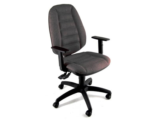 Sedia operativa girevole Unisit Cerere CRSY Eco Smart - rivestimento ignifugo grigio scuro -CRSY/IT