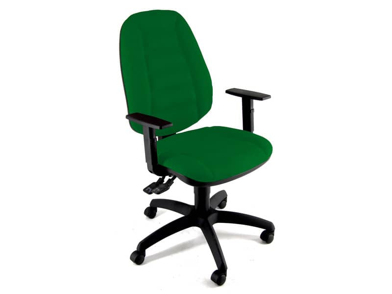 Sedia operativa girevole Unisit Cerere CRSY Eco Smart - rivestimento Eco - verde - CRSY/EV