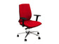 Sedia operativa girevole Unisit Larissa LR1S - rivestimento Eco rosso - LR1S/ER