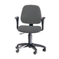 Sedia operativa girevole Unisit Leda LDB Eco smart - schienale basso - rivestimento ignifugo grigio -LDB/IT