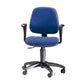 Sedia operativa girevole Unisit Leda LDB Eco smart - schienale basso - rivestimento ignifugo blu - LDB/IB