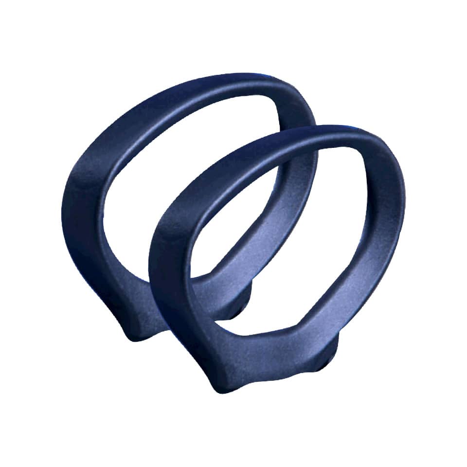 Coppia braccioli Unisit ACCBRLIF2 forma ovale - nero ACCBRLIF2