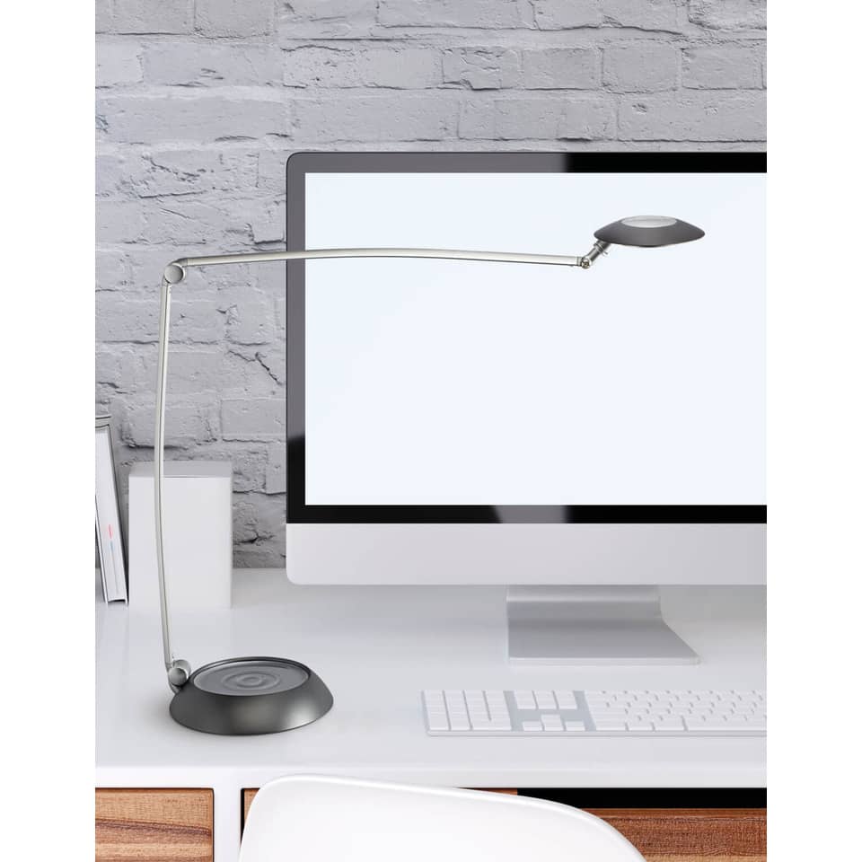 Lampada da scrivania MAUL a LED MAULspace, dimmerabile alluminio argento 8 W, 480 Lm, 4000K - 8202195