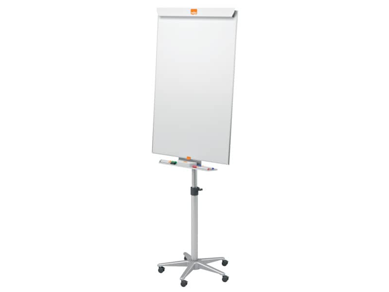 Portablocco magnetico a cavalletto Nobo Classic mobile in acciaio bianco 69x190 cm - 1902386