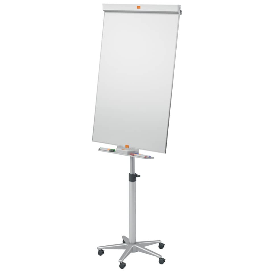 Portablocco magnetico a cavalletto Nobo Classic mobile in acciaio bianco 69x190 cm - 1902386