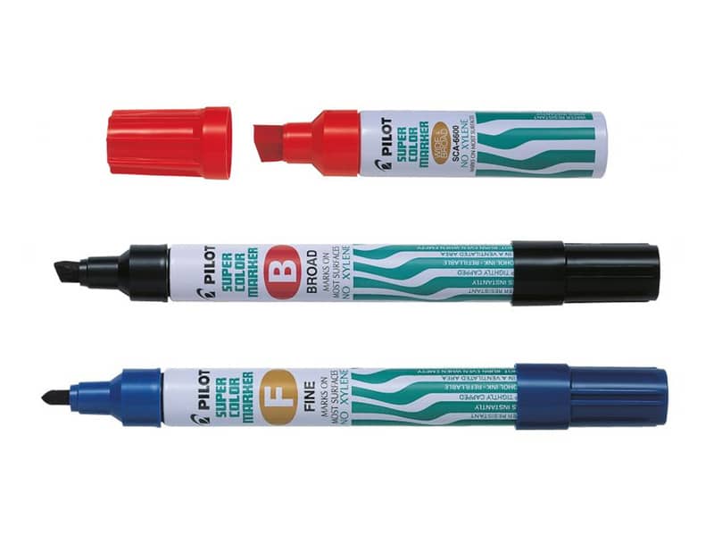 Marcatore punta tonda Pilot SCA 1,0 mm blu 002410