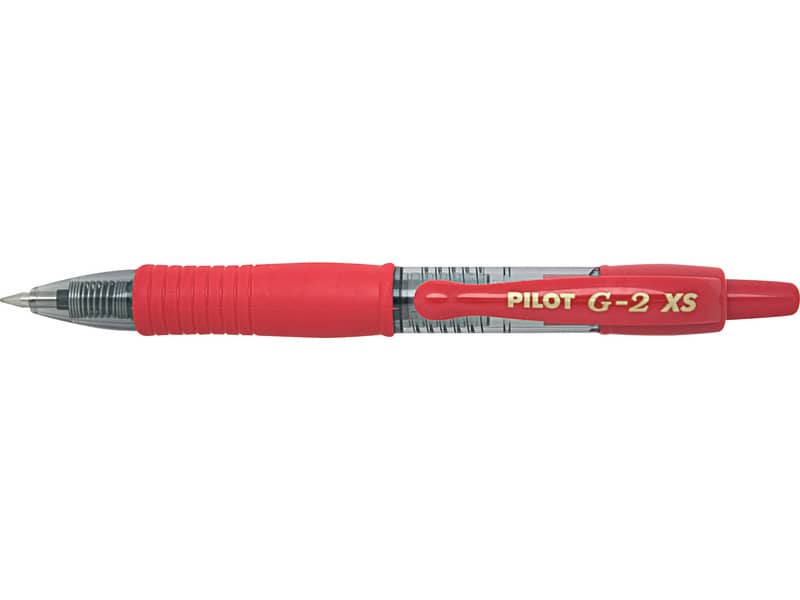 Roller gel a scatto ricaricabile Pilot G-2 Pixie 0,7 mm rosso 001412